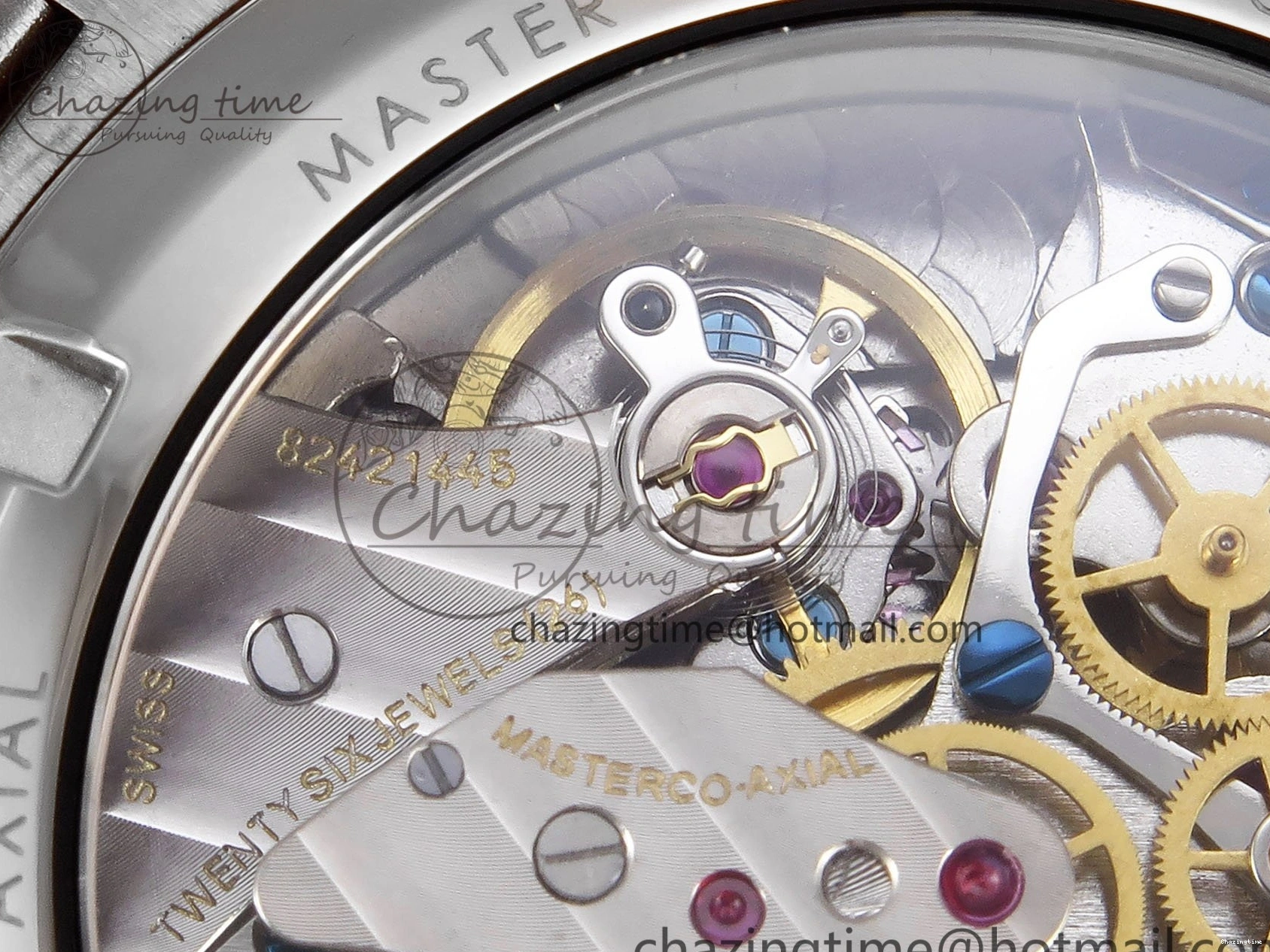 0304 Classic Speedmaster SS RMF Best Edition White Dial on SS Bracelet Lemania HW 7723